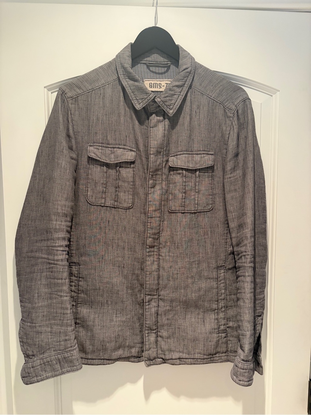 Gimo’s (GMS-75) Men’s Gray Lightweight Shirt Jacket